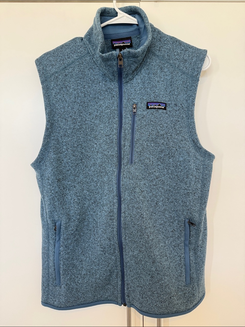 Patagonia Better Sweater Vest Light Blue Heather M - Picture 1 of 5
